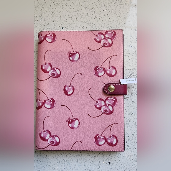 Coach Notebook With Cherry Print - Picture 8 of 10